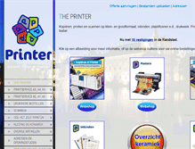 Tablet Screenshot of printer.nl