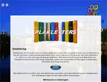 Tablet Screenshot of lettersnijden.printer.nl